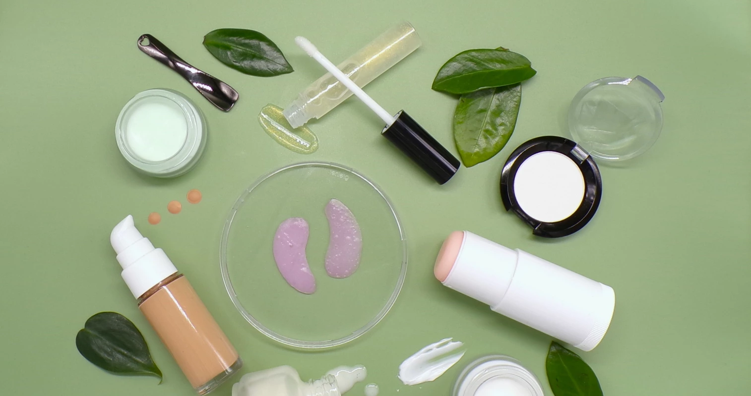 Image de fond représentant une collection de produits